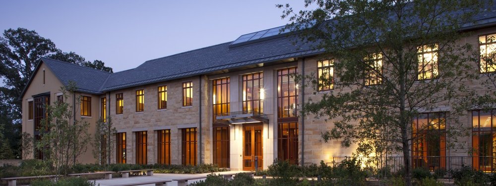 Fred W. Smith National Library for the Study of George Washington at Mt. Vernon, stone pavers and walls