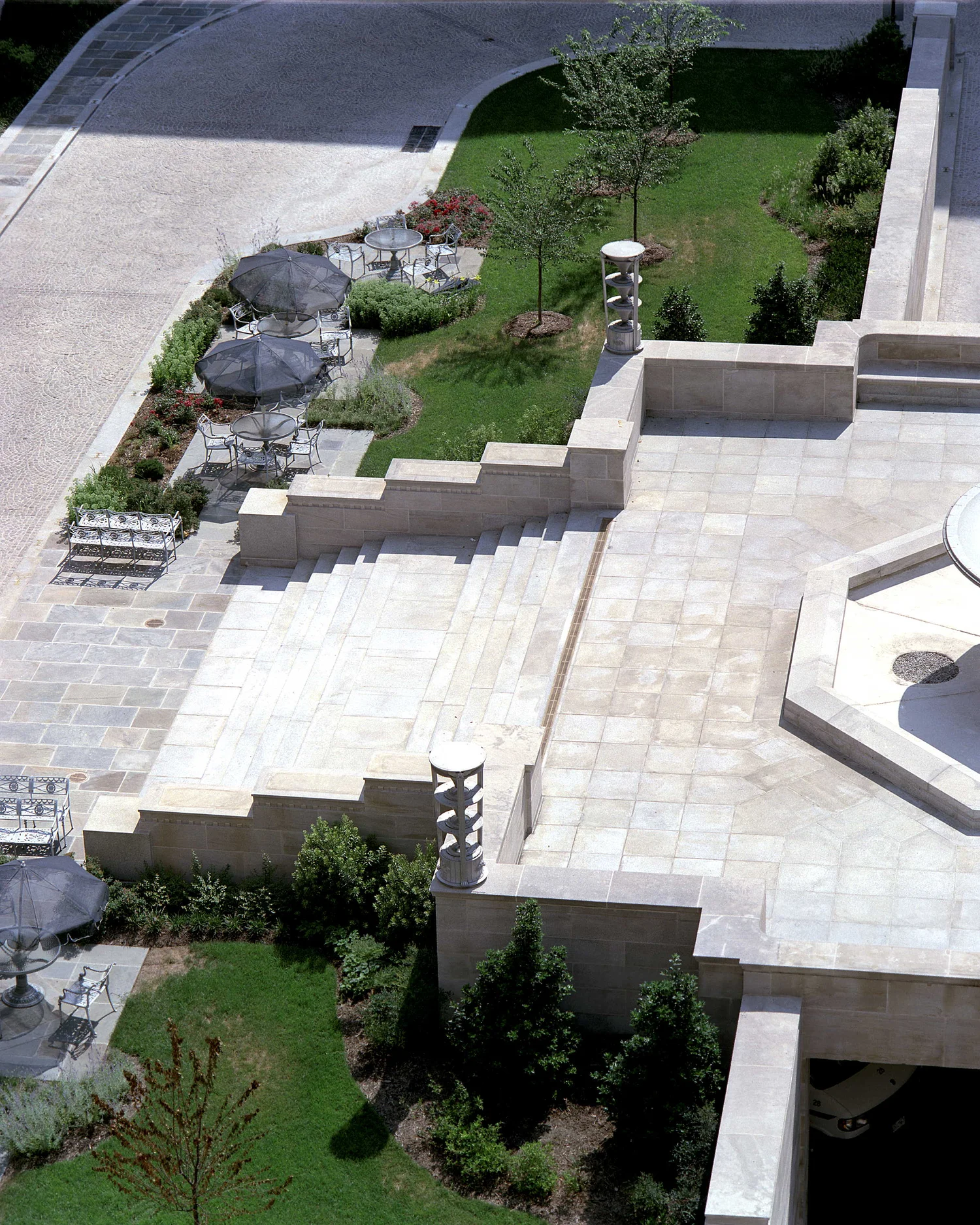 US Department of Justice historic building stone restoration and granite installation